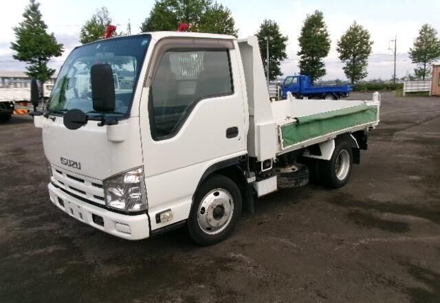 Used Isuzu Elf Flatbed Truck