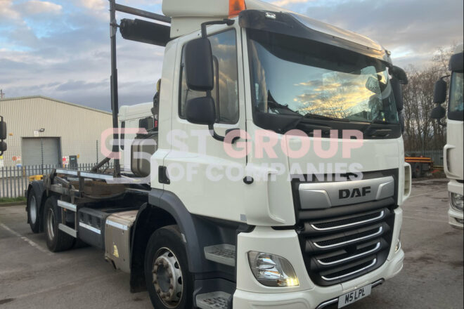 Used DAF CF340 6X2 Hook Loader